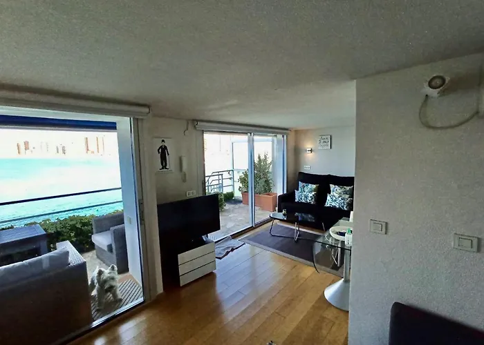 Estudio primera linea con acceso privado al mar